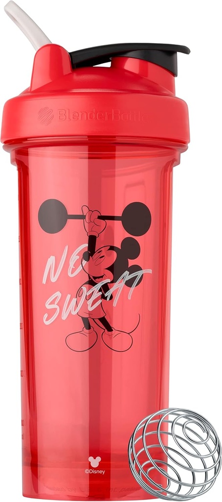 BlenderBottle Mickey & Friends Shaker Butelka Pro Series, Perfect for Protein Shakes and Pre Workout, 28- Unce (C05115)