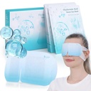 LC- dolida 14 Opakowania Hialuronic Acid Steam Eye Mask Podgrzewana maska oczu do suchych oczu Dyspoowalne Ogrzewanie Steam Eye Mask for Sleep Spa Travel Trip Supplements Relaks prezenty dla kobiet, Mężczyźni