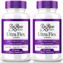 (2 opakowania) Ultra Flex kapsułki, Advanced Joint Supplement Supplement, Ultra Flex Natural Joint Health Formula, Max Siła Pills for Joint Wellness and Mobility, UltraFlex witaminy Recenzje (120 kapsułki)