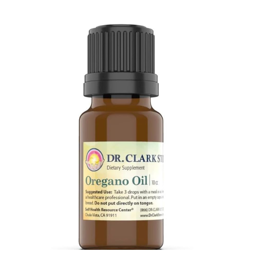 Dr Clark 100% Czysty olejek Oregano - 10cc, Naturalny przeciwutleniacz i wsparcie immunologiczne