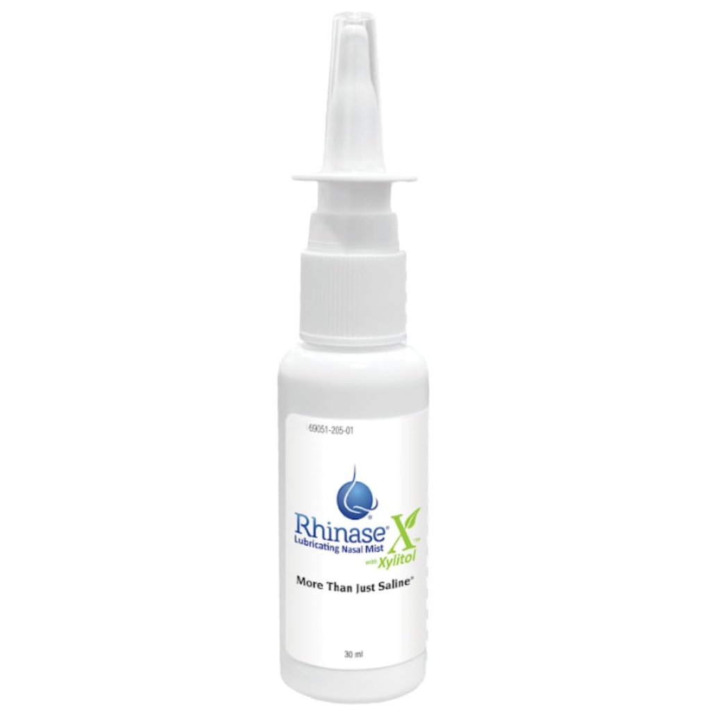Nosorożec X Lubrykant Nasal Mist Spray z Xylitol Bis 124; Długotrwałe długotrwałe objaw ulgi od nosowej suszy 124; Mniej kiszenia, swędzenie, kroplówka do nosa i zatory