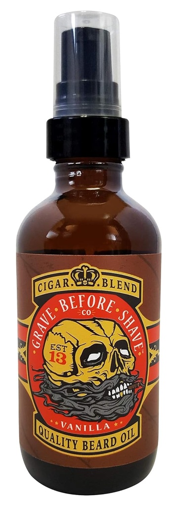 Grave Before Shave Beard Oil (Mieszanka cygar) 4 oz. Butelka