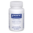 Pure Encapsulations Pancreatic VegeEnzymes 124; Hypoalergenic Supplement for Carbohydrate, Lipid and Protein Trawienie 124; 180 Kapsułki