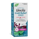 Nature 's Way Cold Relief Syrop, Umcka, Krótki czas trwania i zmniejsza ciężkość, Wieloobjawowy Cold Relief, Homeopatic, Fenylephrine Free, Non- Drowsy, Cherry Flavored, 4 Fl Oz (Packaging May Vary)