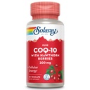 SOLARAY Pure CoQ- 10 200 mg Evidence 124; Healthy Heart Function & Cellular Energy Support Evidence 124; Enhanced with Herb Blend Evidence 124; 30 VegeCaps