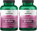 Swanson Glukozamina Chondroitin & Msm 500 / 400 / 200 Miligramy 120 Tab (2 opakowania)