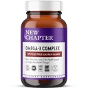 Nowy rozdział Omega-3 Complex, 1000mg Softgels, Fish Oil Supplement Wild Alaskan Salmon for Heart, Brain, Eye, Joint & Skin Health Support - 30 Count
