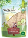 Żywność do życia - Organic Whole Pyllium Husks, 1 funt - Non-GMO Płatki, Wegan, Niesłodzony, Unflavored, Bogaty w Fiber Dietetyczny, Natural Food Tickener, Doskonały do pieczenia