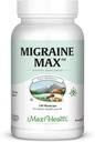 Maxi Health Migrena Max Xavier 124; Potężna Migrena Relief Xavier 124; 100% Natural Xavier 124; 120 Easy- To- Połknięcie Kapsułki Kosher- Certified