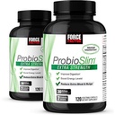 Force Factor ProbioSlim Extra Strength, Probiotic Supplement for Women and Men with 30 Billion CFUs and Green Tea Extract for Gut Health Support, Bloating and Gas Relief, 2 Month Supply