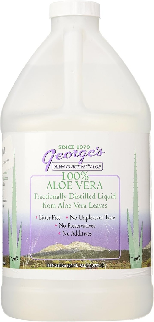 Suplement George 'a Aloe Vera Softgel, 64 Ounce Fluid, 100%