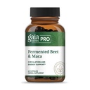 GAIA HERBS PRO Fermented Beet & Maca - Healthy Energy & Circulation Supplement Supplement * - Nerki Suplement zdrowia z burakami i marchewką Root - Wegan, Gluten- Free, Soy- Free - 60 Kapsułki (30 Servings)