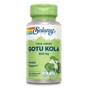 SOLARAY Gotu Kola 450mg - Centella Asiatica Herbal Supplements - Gotu Kola Kapsułki wykonane z całej aerii dla silnego wsparcia Wellness - Wegan, Non-GMO, Laboratorium zweryfikowane, 60- Day Guarantee, 100 Sługi