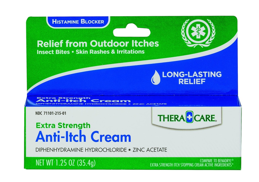 Thera Care Anti- Itch Cream 124; Extra Siła 124; Outdoor Itch Relief 124; 1,25 oz