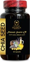 Chia Seeds Extract - CHIA Seed - Energy Booster, przeciwutleniacz witamin Suplementy, chia Seeds Omega 3 i Fiber, chia Seeds superfood salvia hispanica - 1 Butelka 60 Softgels