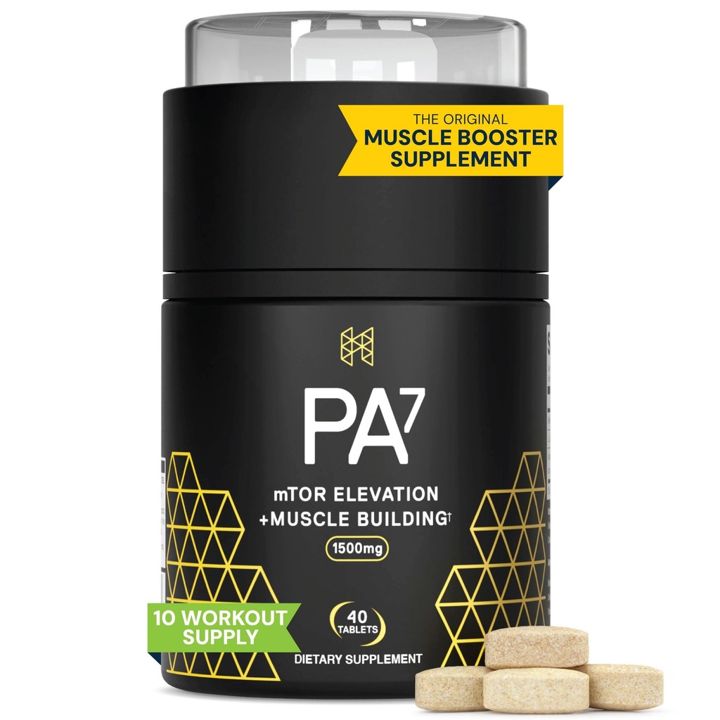 HPN PA (7) Phosfatidic Acid Muscle Builder Top Natural Muscle Builder - Boost mTOR Yellow 124; Build Mass and Force from Your Workout Yellow 124; 10 Day Supply