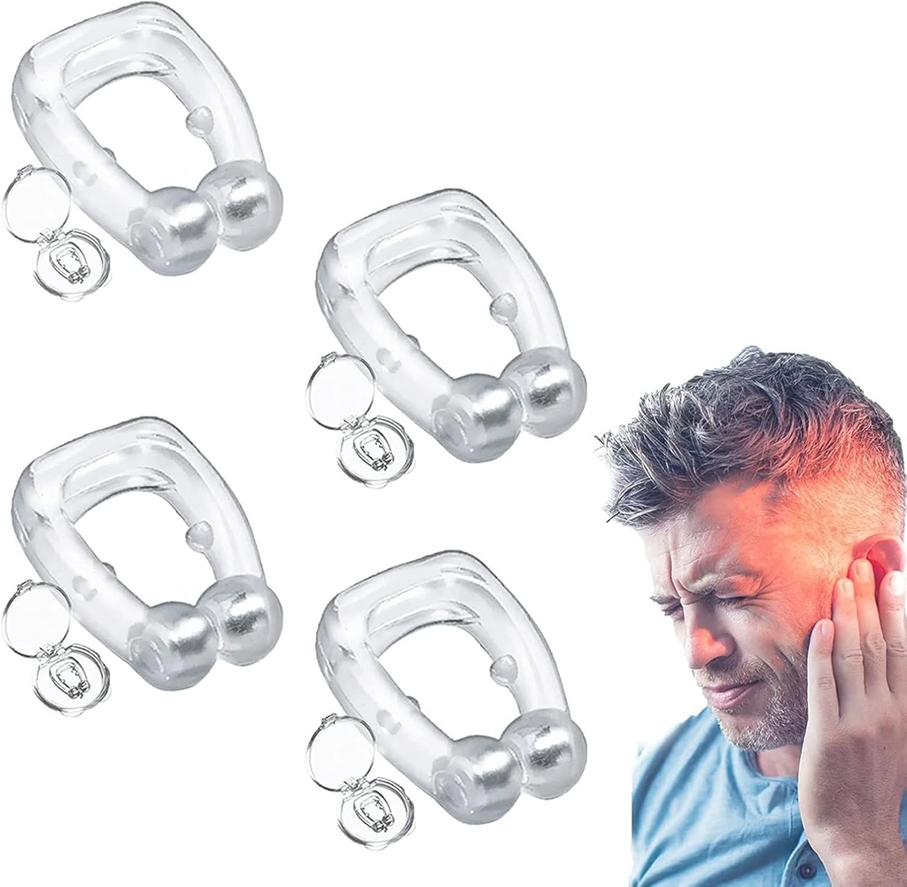 Szum uszny Urządzenie Relief, 2 / 4 Para szum uszny Zestaw kajdanek do pierścienia Ears- Urządzenie, Stop Ringing ucha (2pair)