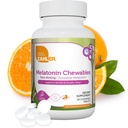Zahler Melatonin 5 mg Tabletki - Szybkie-działające Melatonina 5 mg Tabletki - Pyszny aromat pomarańczowy - Wspiera Resteful and Quality Sleep - Kosher Non GMO Made in USA Suplement diety, 60 Hrabia