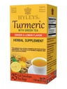 Hyley Imbir Turmeric Tea Lemon Flavor - 25 Tea Bags (12 Pack - 300 Tea Bags Total) - Wellness Herbal Suplement zielonej herbaty