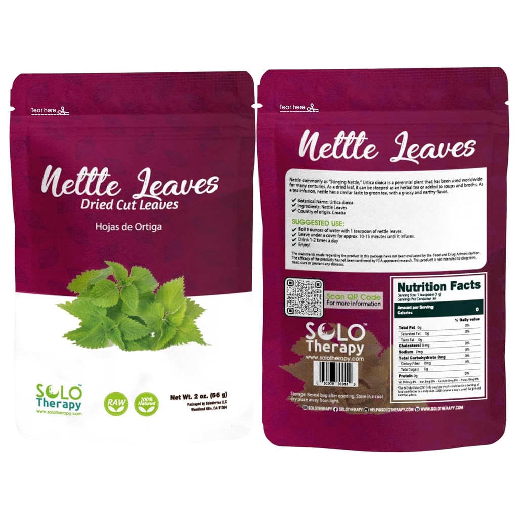 Nettle Leaf c / s 2 uncje, Nettle Leaf Tea, Resealable Bag, Stinging Leaf, Nettle Leaf Herb
