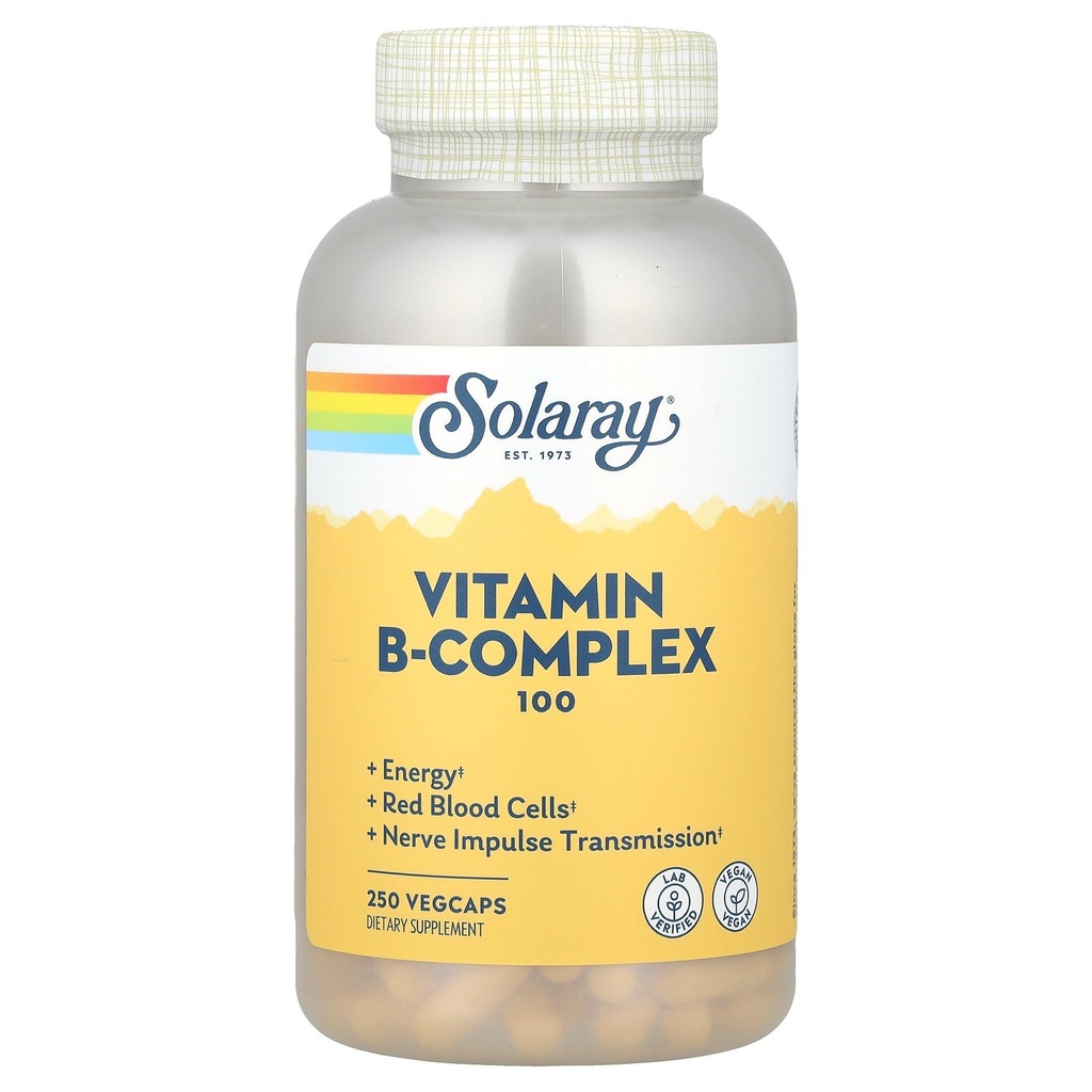 Solaray B Complex Supplement, 100 mg, 250
