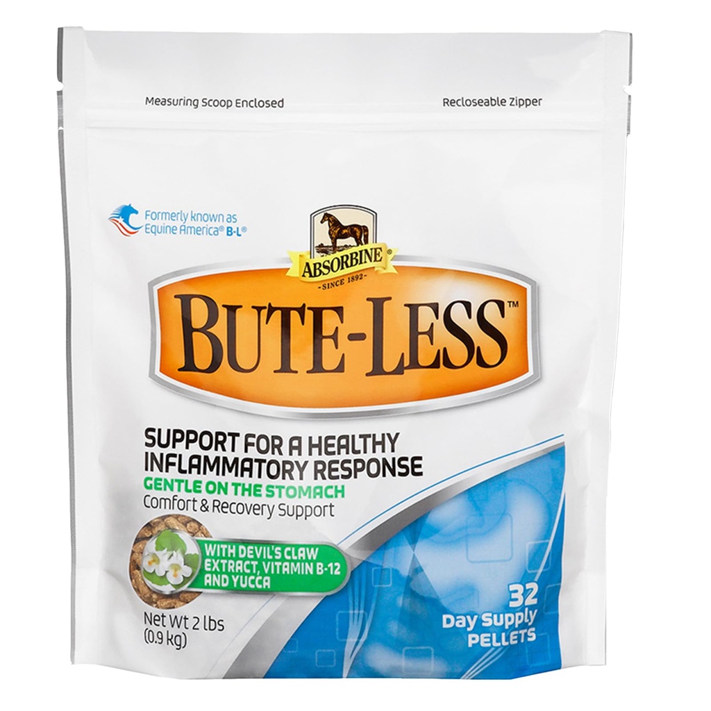 Bute- Mniej komfortu i suplement odzyskiwania granulek, Zdrowa reakcja zapalna, 2 lb / 32 Day Supply
