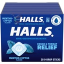 HALLS Kaszel i ulga w gardle Mentho- Lyptus Kaszel Krople, 20 Kije 9 (180 Total Drops)