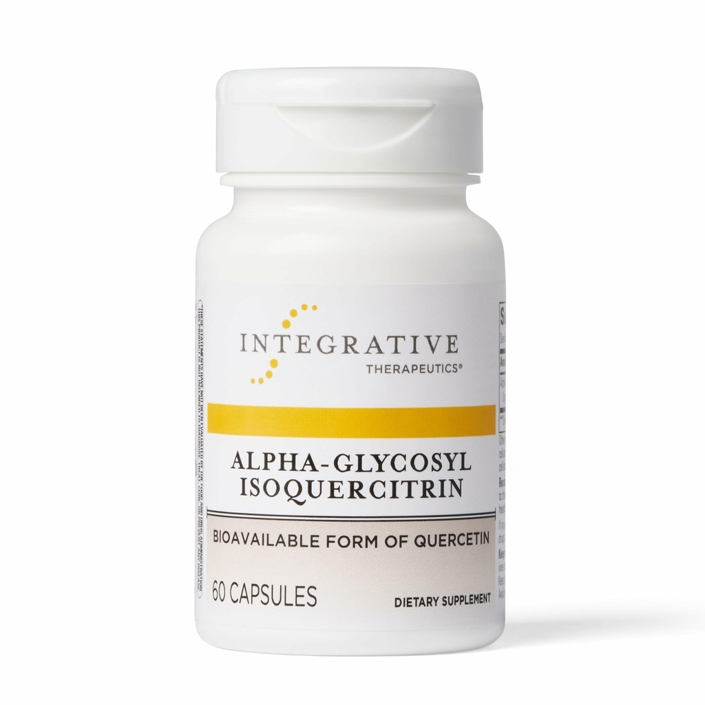 Interaktywna terapia Alpha- Glycosyl Isoquercitrin - Suplement Quercetin dla Zdrowia Komórki i Przeciwutleniacza Pathway Support * - Wspiera Integralność Komórki * - Vegan & Dairy- Free - 60 Hrabia (60 Sług)