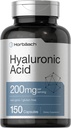 Horbäach Hyaluronic Acid Supplement Equipment 124; 200 mg Equipment 124; 150 Kapsułek Equipment 124; Non- GMO and gluten Free Supplement