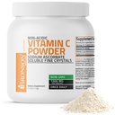 Bronson Witamina C Proszek Askorbinian sodu Nie GMO Rozpuszczalne cienkie kryształy - Zdrowy system immunologiczny, Przeciwutleniacz i ochrona komórek, 1 Kilogram (2.2 lbs, 35.3 Ounces)