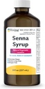 Rosnące zdrowie Naturalne roślinne Laxative - Senna Sennosides Syrop 8,8 mg / 5 ml - Zaparcia Relief - Czekoladowy Flavor - W porównaniu do Senokot ® Syrop