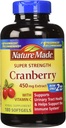 Natural Made Cranberry 450mg Extract 180 Softgels