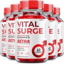 (5 pack) Vital Surge Gummies - Oficjalna formuła - Maksymalna siła Vital Surge Gummies, Vitalsurge witaminy suplement Gummies Advanced Wellness Support, Vital Surge Gummies Made in USA (300 Gummies)