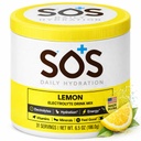 SOS Hydration Electrolyte proszek napój Mix 124; luzem 31 Służenie 124; - Niski cukier 124; 15 Calorie Keto- Friendly & Szybkie nawodnienie 124; Lemon Flavor