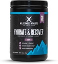 Wilderness Athlete - Hydrate & Recover Equipment 124; Płynny proszek do nawodnienia Drink Electrolyte - Recover Faster with Bcaas - Hydrate Powder with 1000mg of Witamina C - 30 Serving Tub (Grape)