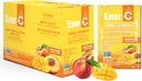 Ener- C Peach Mango Multivitamin Drink Mix w proszku Witamina C 1000mg & Elektrolity z Prawdziwym Sokiem Owocowym Naturalna energia & Wsparcie immunologiczne dla kobiet i mężczyzn - Non-GMO Vegan & Gluten Free - 30 Count