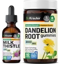 BIO KRAUTER Mleko Tistle nalewka 2 Fl. Oz. & Dandelion 60 Gummies
