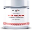 Witaminy wzrostu włosów z Biotin, Collagen, Keratin, Nettle Root i Saw Palmetto wspomaga zdrowe włosy, Stymuluje Follicles włosów, i zapobiega wypadanie włosów i cieńsze. Wyprodukowane w USA - 90