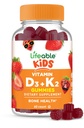 Żywe dzieci Witamina D3 K2 Gummie XI124; 1000iu D3 i K2 100mcg XI124; Great Tasting D3 i K2 Suplementy XI124; dla Bone Health and Immunity XI124; VIT D3 K2 dla Kids XI124; 60 Gummies