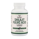 Shilajit Pure Himalayan kapsułki (20% suplement kwasu Fulvic) 1,000mg Autentycznego ekstraktu Shilajit na Serving, 120 Count (Wysoka w Minerałów śladowych, No Fillers) przez podwójne drewno