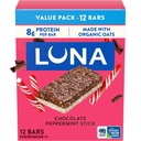 LUNA Bar - Czekoladowe miętowe stick Flavor - Bary do przekąsek - Non-GMO - Bary z protein bez glutenu - Made with Organic Oats (12 Pack)