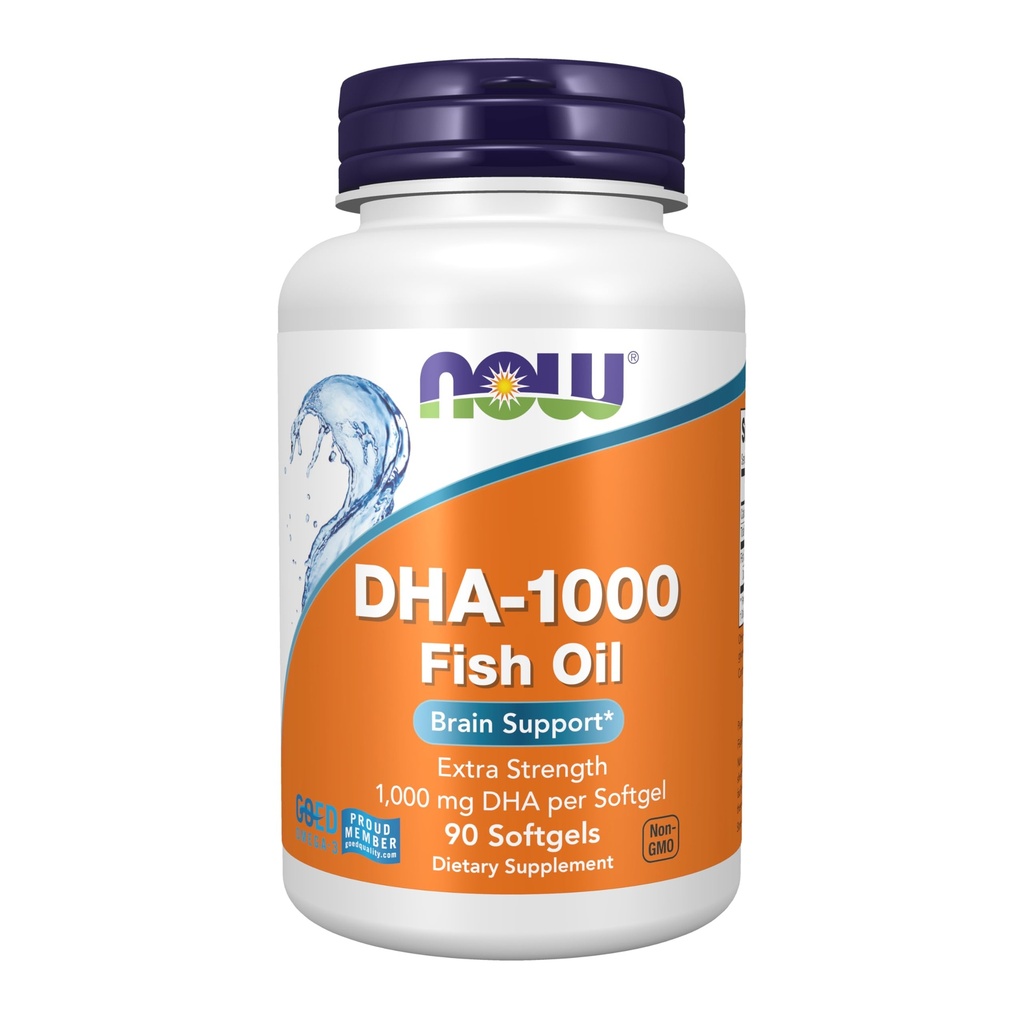 Teraz suplementy żywności, DHA 1000 Wsparcie mózgu, Dodatkowa siła, 1000 mg DHA, 90 Softgels