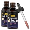 Carlyle Kids Melatonin płynny 124; 1 fl oz 124; Dwa opakowania 124; Owoce Flavor 124; Suplement bez leków dla dzieci