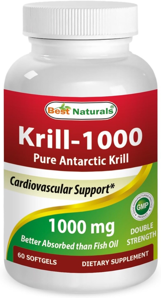 Najlepsze Naturals Krill Oil Soft żel, 1000 mg, 60 Hrabia