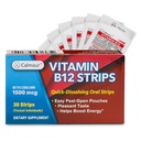 Witamina B12 Paski 30 Opakowania 124; Łatwe Doustne Rozpuszczalne Miętowe Paski zapachowe 124; 1500 µg Paski do opalania 124; VIT B12 Rozpuścić pod językiem 124; Metylokobalamina B- 12 Formuła witaminy 124; Vegan Friendly & Gluten Free