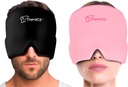 TheraICE Migrena Relief Cap, kojący ból głowy Lód Pack Maska Produkty, chłodzenie żel kapelusz, twarzy zimnej głowy kompresji do napięcia, Stres i kaca