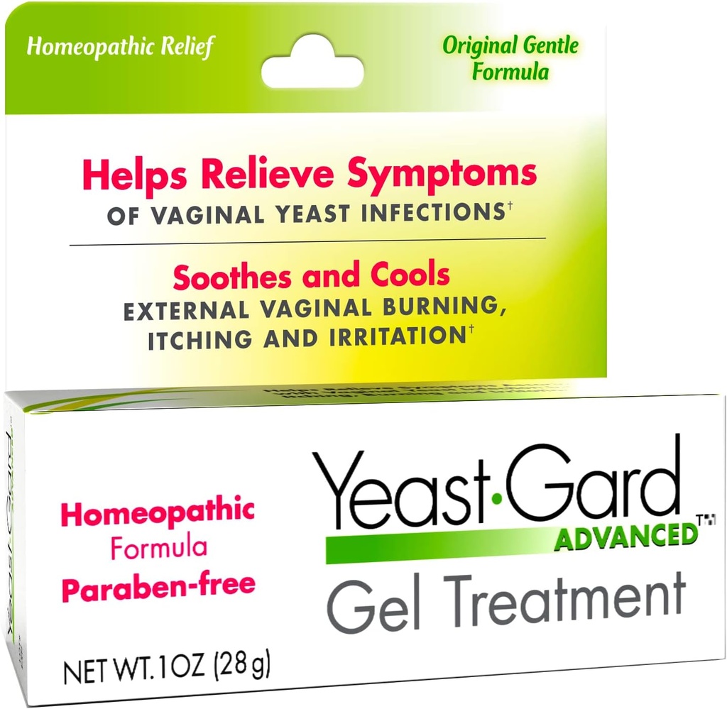 YeastGard Zaawansowane Homeopatyczne Leczenie Żel waginalny - Biały 1 oz