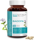 Biovitalia Natural Bacopa Supplement kapsułki Wspomaga funkcje mózgu 1000mg - 60 kapsułki