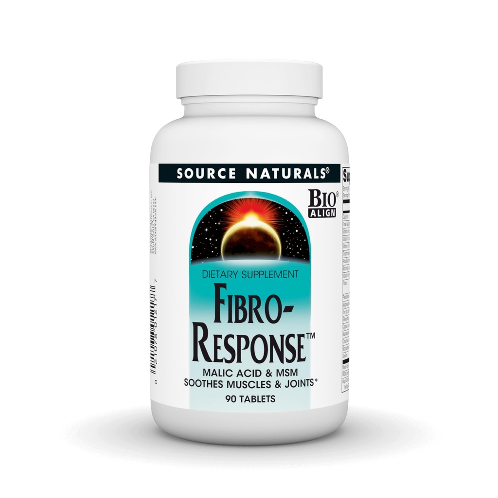 Źródło Naturals Fibro- Response Bio- Aligned Malic Acid & MSM, 90 Tablets