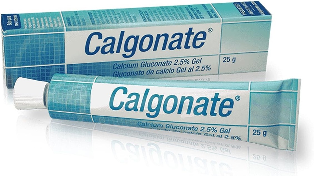 2,5% Glukonian wapnia Kwas fluorowodorowy neutralizujący żel Rurka 25G - 1 opakowanie